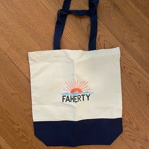 Faherty Canvas Tote Bag